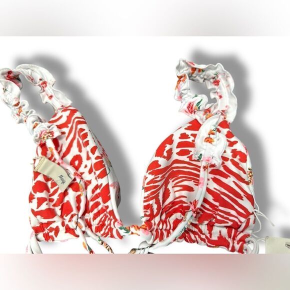 NEW MAAJI fressia sunset top Reversible in white Size M - Picture 5 of 12